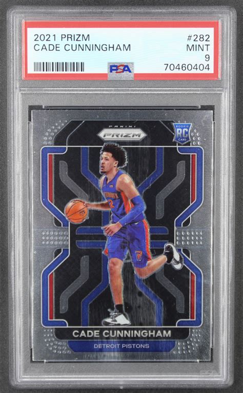 Cade Cunningham 2021 22 Panini Prizm 282 RC PSA 9 Pristine Auction