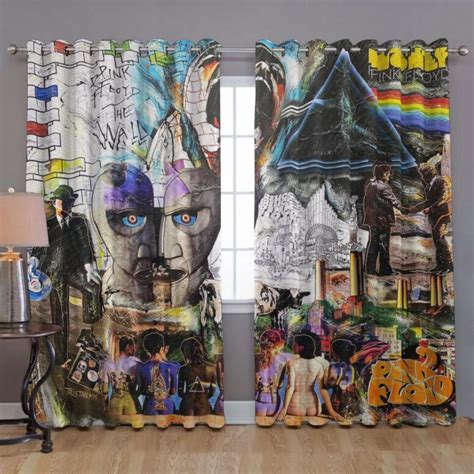 Pink Floyd Window Curtains Pink Floyd Psychedelic Rock Album Cover