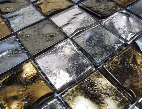 Handmade Murano Glass Tiles Handmade Using Melting Layers Of Murano