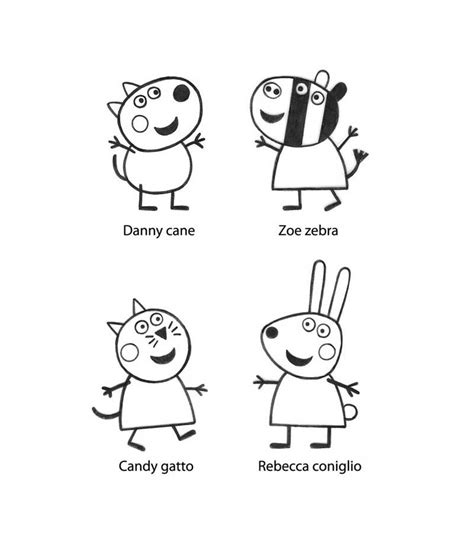 Danny Dog, Candy Cat, Mandy Mouse and Molly Mole coloring pages ...