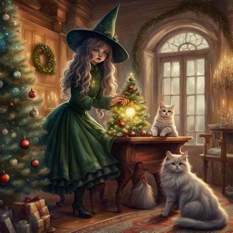 Christmas Witch Ai Generated Artwork Nightcafe Creator