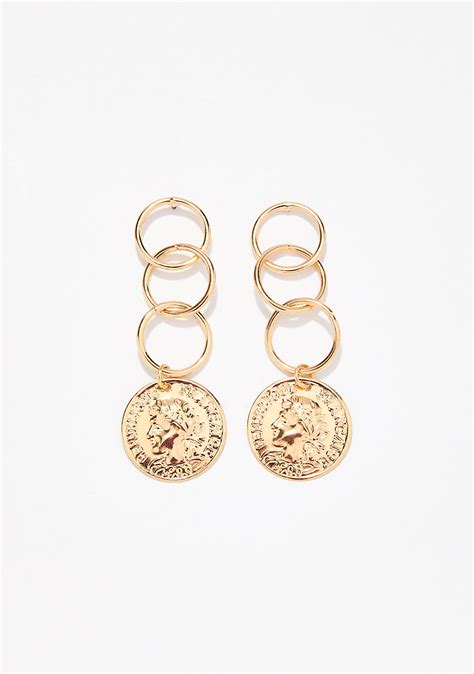 Flip A Coin Dangle Earrings Dolls Kill