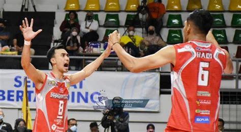 Hasil Proliga Hajar Jakarta Bni Bhayangkara Samator Lolos