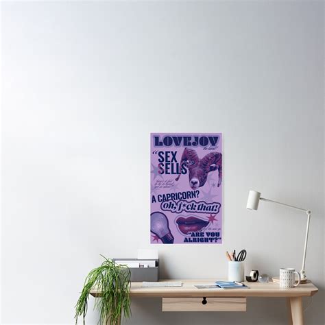 Lovejoy Sex Sells V2 Poster Poster For Sale By Mgervay Redbubble