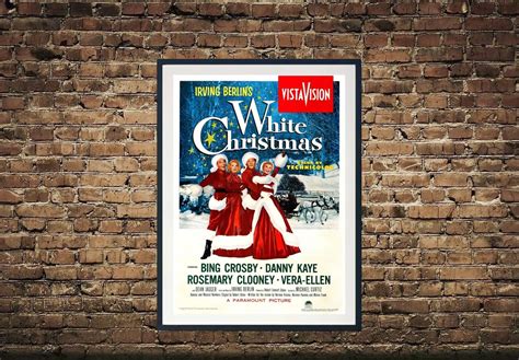 White Christmas Movie Poster White Christmas Movie Canvas - Etsy