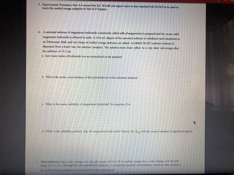 Solved 1 A Saturated Solution Of Lead Il Iodide Pbl Has