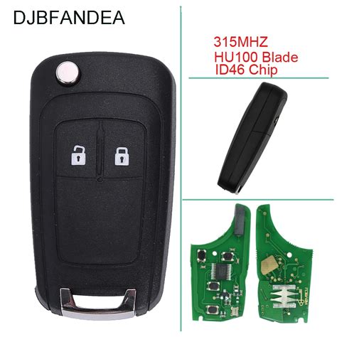 DJBFANDEA 315Mhz Car Remote Key Fob For Chevrolet Aveo Cruze Orlando