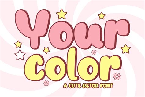 Your Color Font By Myfontsshop · Creative Fabrica