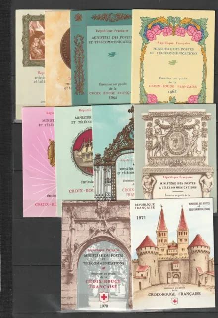 Timbre France Lot De Carnets Croix Rouge Neufs Cote E