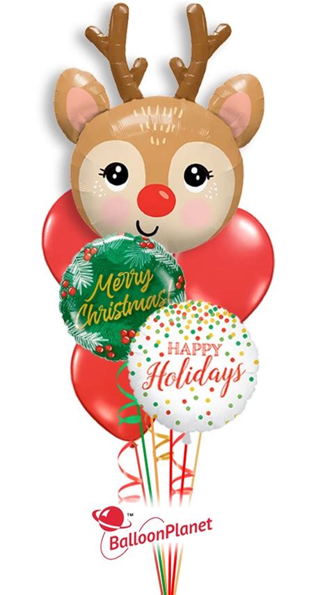 Christmas Balloon Bouquets Delivery By