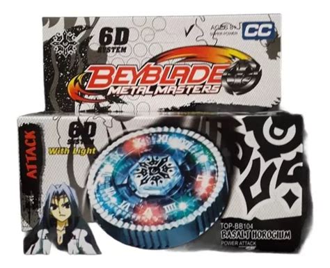 Beyblade Con Luz Metal Masters D Trompo Y Lanzador En Caja En Venta En