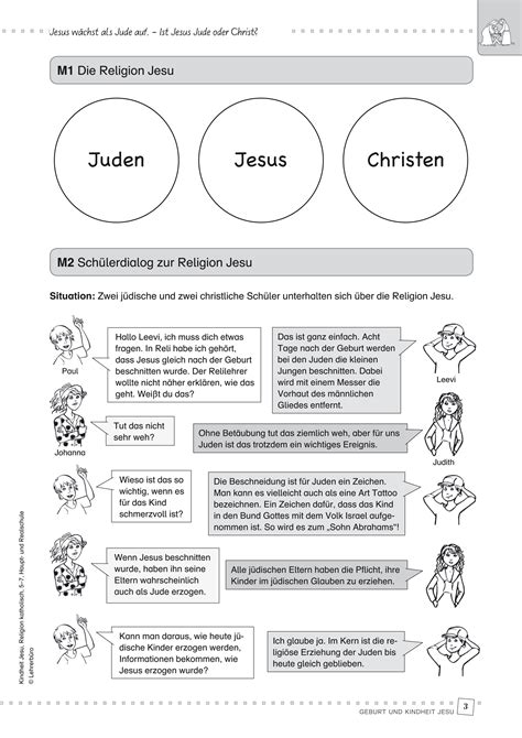 Sekundarstufe Unterrichtsmaterial Religion Jesus Christus