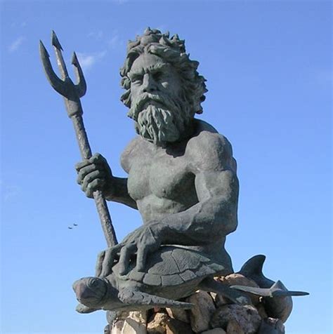 Neptune God Statue