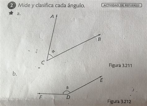 Mide y clasifica cada ángulo Es para hoy me ayudan porfa Doy corona