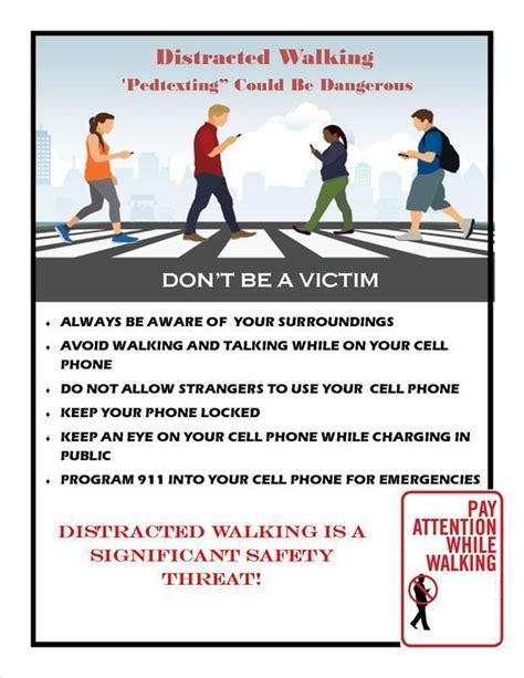 Distracted Walking Safety Tips Not Just For Adults Dekalb County