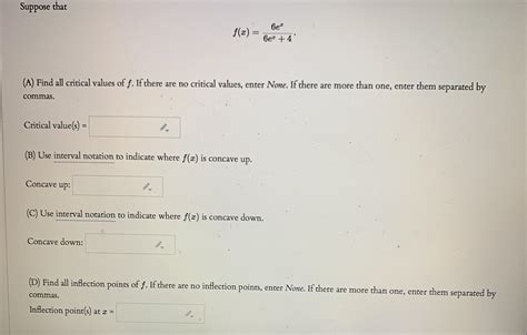 Solved Suppose That E F E A Find All Critical Chegg