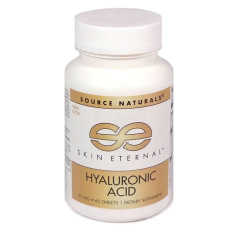 Skin Eternal Hyaluronic Acid By Source Naturals 60 Tablets