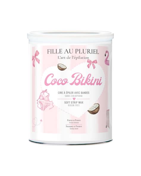 Fille Au Pluriel Coconut Bikini Rosin Free Wax With Strips