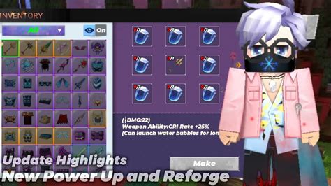 New POWER UP REFORGE System In Skyblock Spoiler Update YouTube