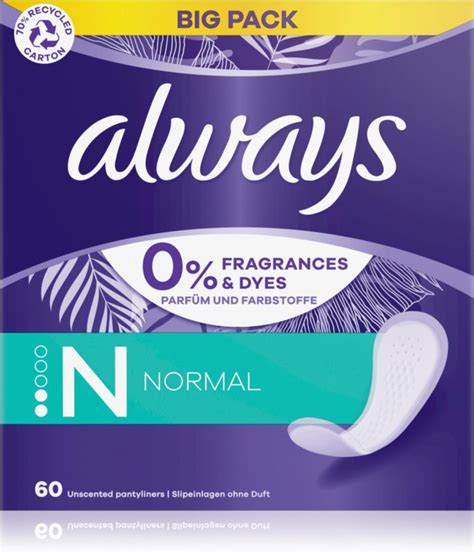 Always Daily Fresh Normal Prot Ge Slips Sans Parfum Notino Fr