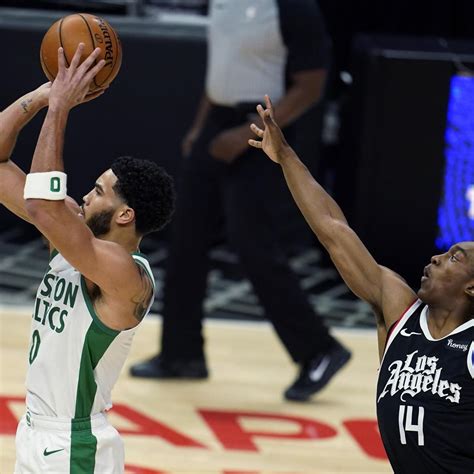 Jayson Tatum Powers Celtics Past Kawhi Leonard Clippers Without Jaylen