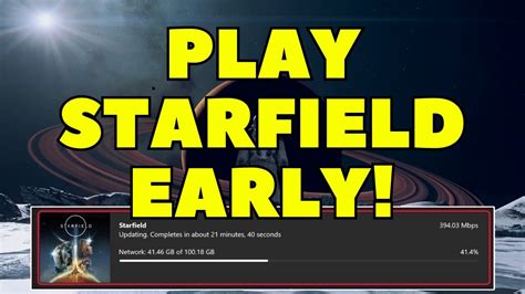 How To Preinstall And Play Starfield Early Youtube