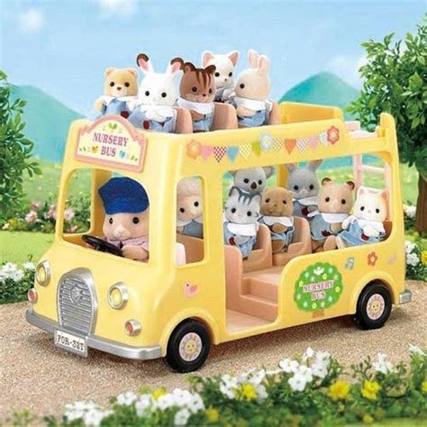 Sylvanian Families Nursery Double Decker Bus The Dolls House Boutique