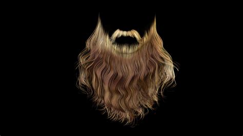 realistic full beard  model  khaloui