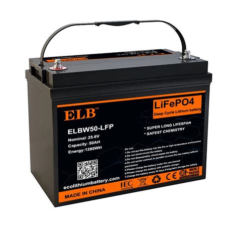 Batterie Lithium ELB Energy Group Rectangulaire 24 V IEC