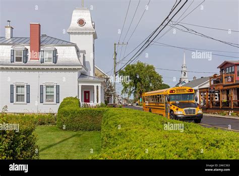 Canada Quebec School Bus Banque De Photographies Et Dimages à Haute