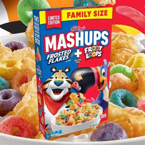 Coming Soon Kelloggs Mashups Cereal With Kelloggs Frosted Flakes