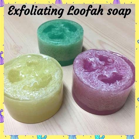 Exfoliating Luffa Soap Loofah Soap To Exfoliate Vegetable Sponge Etsy