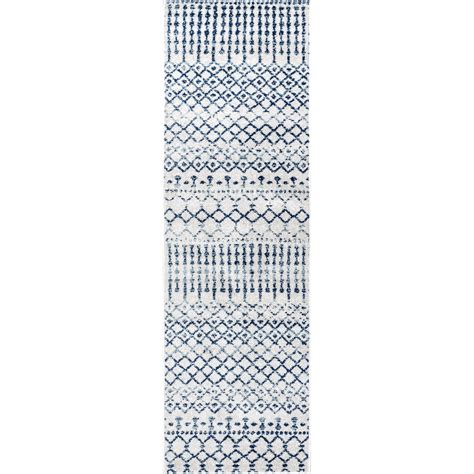 NuLOOM Moroccan Blythe Area Rug 2 X 8 Light Blue Walmart