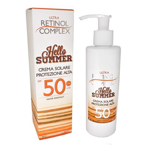 Retinol Complex Hello Summer Protezione Solare 50 200ml Epoca Barberia