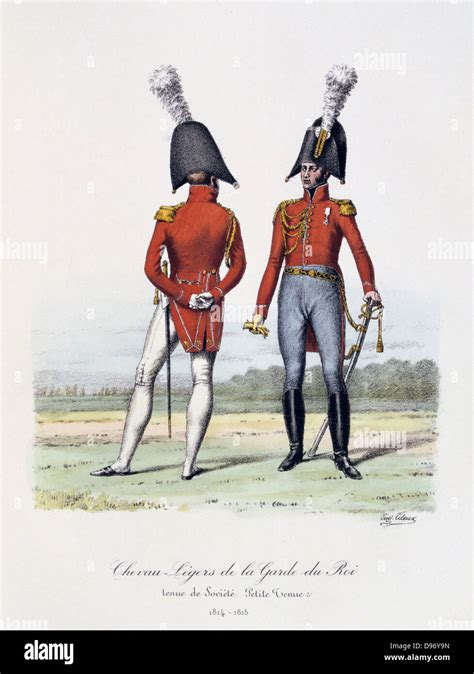 Household Cavalry 1814 1815 Aus Histoire De La Maison Militaire Du