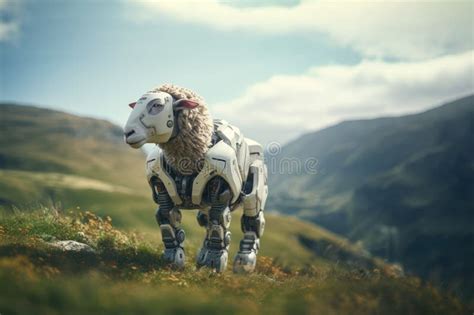 Robotic Sheep Stock Illustrations 64 Robotic Sheep Stock