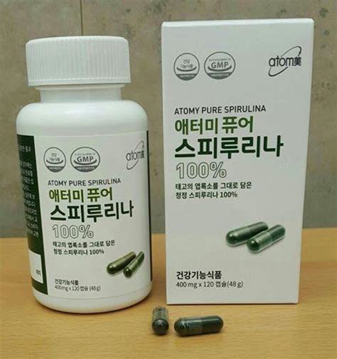 Ready Stockatomy Pure Spirulina Capsules Bottle Lazada