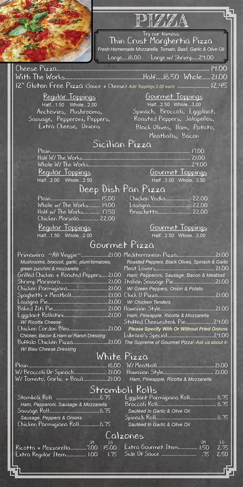 Lubrano's Pizza & Restaurant in Somerset - Eat in . Take Out . Delivery ...