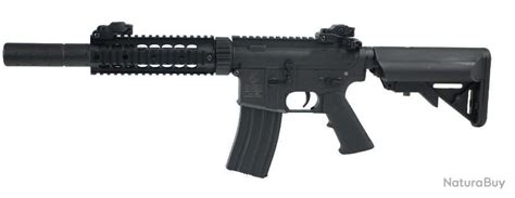 Replique Airsoft Colt M4 Silent Ops AEG Black Nylon Fibre Metal 1 2J