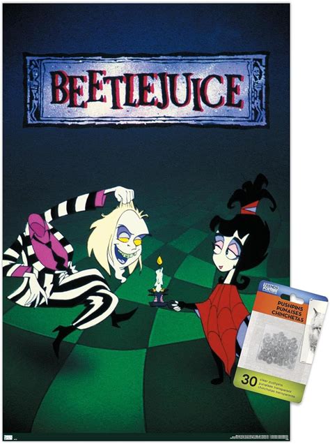 Trends International Beetlejuice Animated One Sheet Wall Poster With Push Pins