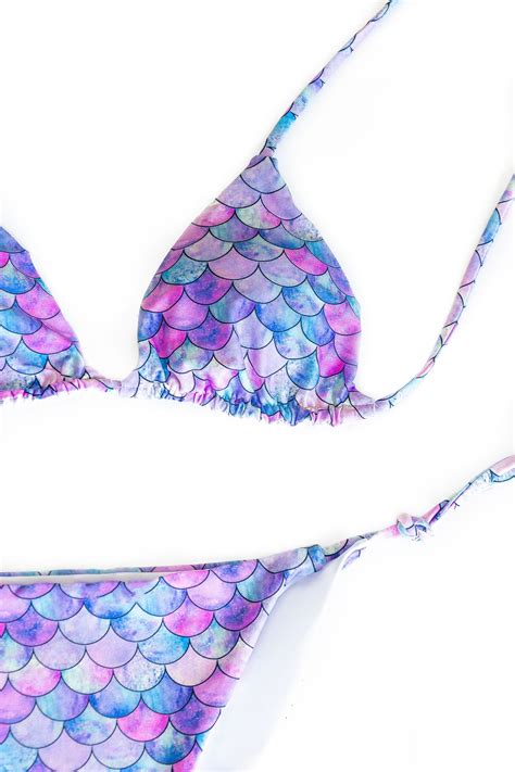 Eco Friendly Brazillian Bikini Mermaid String Bikini Handmade Clothing As The Perfect Gift For