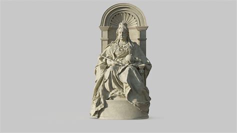 Victoria Memorial Statue 3D - TurboSquid 1751536