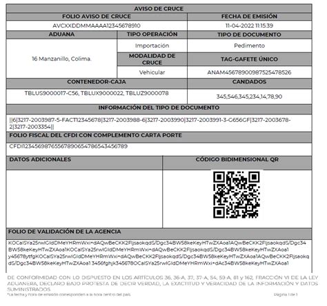 ModernizaciÓn Del Sistema ElectrÓnico Aduanero “aviso De Cruce” Grupo