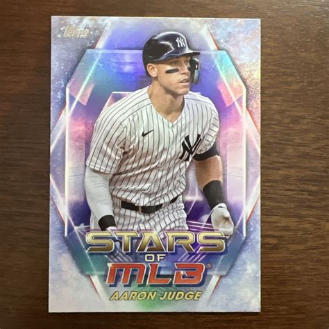 Aaron Judge Topps Stars Of Mlb New York Yankees Smlb Ebay