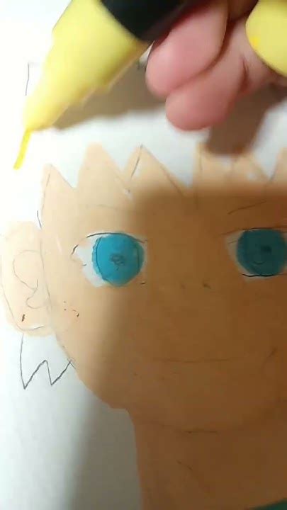 Kid Naruto From Naruto Posca Markers Shorts Youtube