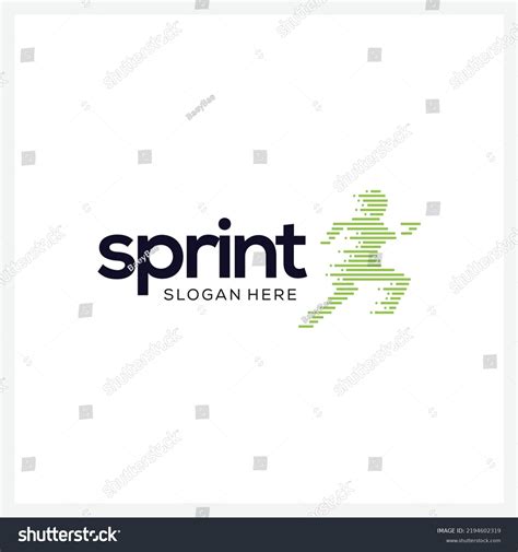 Sprint Logo Design Vector Template Stock Vector (Royalty Free ...