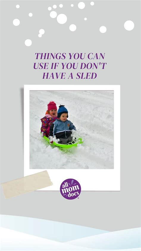 7 Household Alternatives to Sleds | AllMomDoes