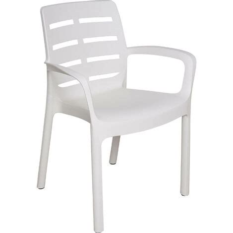 Dmora Fauteuil Empilable Monobloc Made In Italy 61 X 56 X 82 Cm