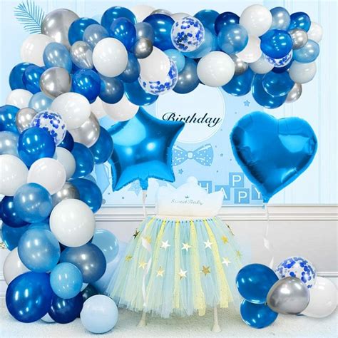 Ballon Géant En Latex Bleu roy métallisé Ballons Ballons latex