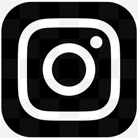 1104 x 1104 px | Social media icon PNG. Instagram logo black PNG. Instagram...